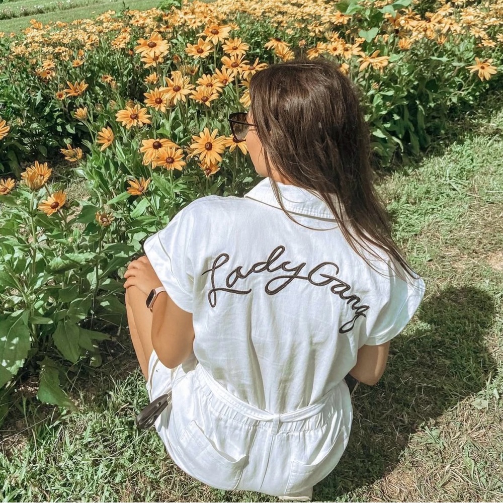 Express x Ladygang White Romper